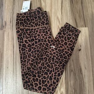 Nike Brown Leopard Print Leggings
